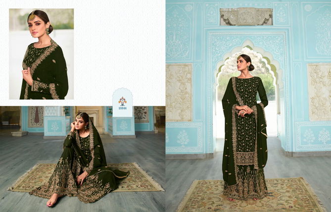 Zisha Simran Heavy Wedding Wear Heavy Georgette Designer Latest Salwar Suit Collection